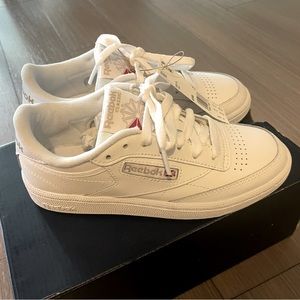 Reebok Club C 85 all white sneakers - Women’s Size 5 (brand new with tags)